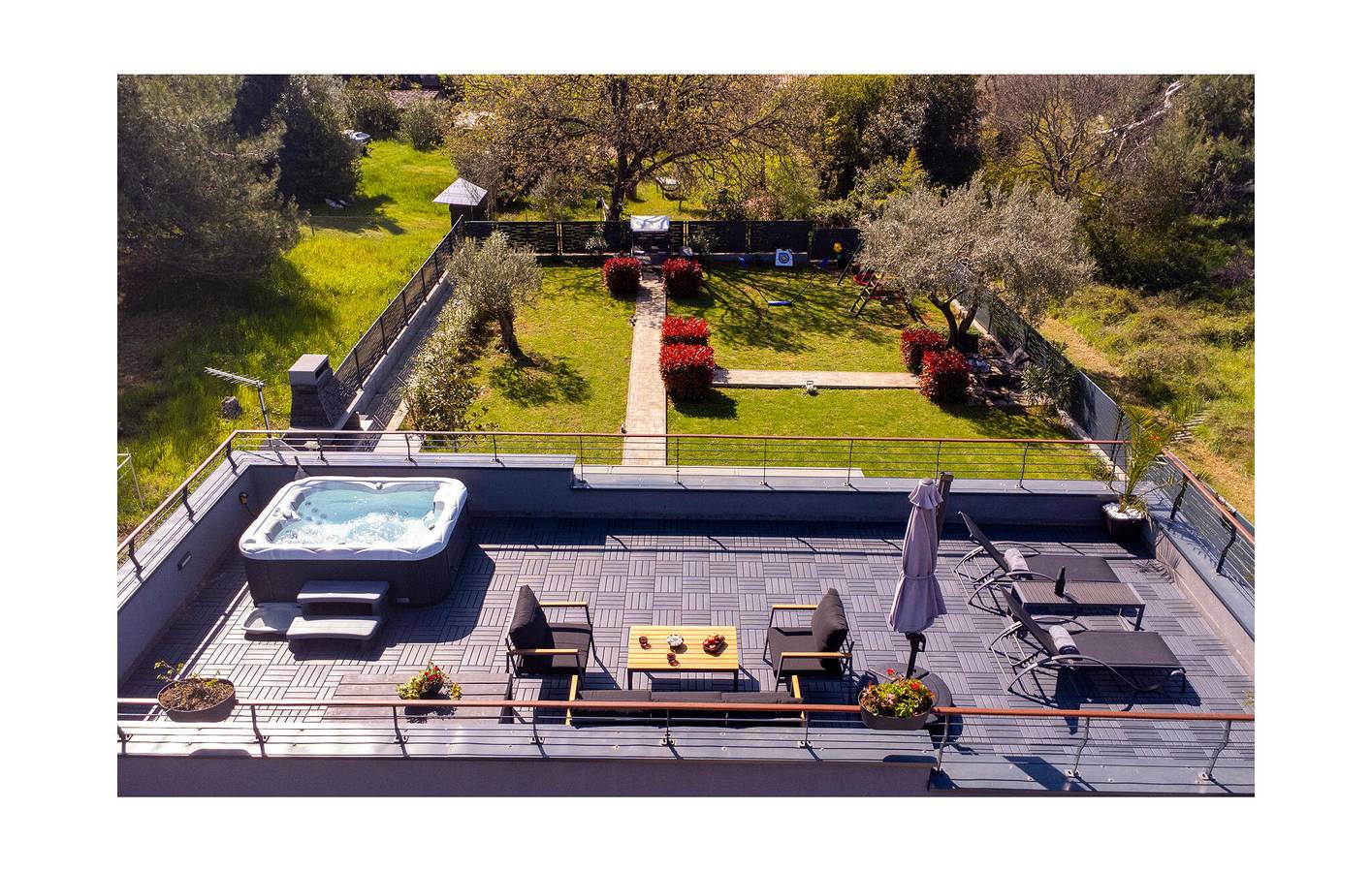 Urlaub am Meer: Modernes Apartment mit Terrasse und kostenlosem WLAN in Grad Vodnjan, Südküste Istrien