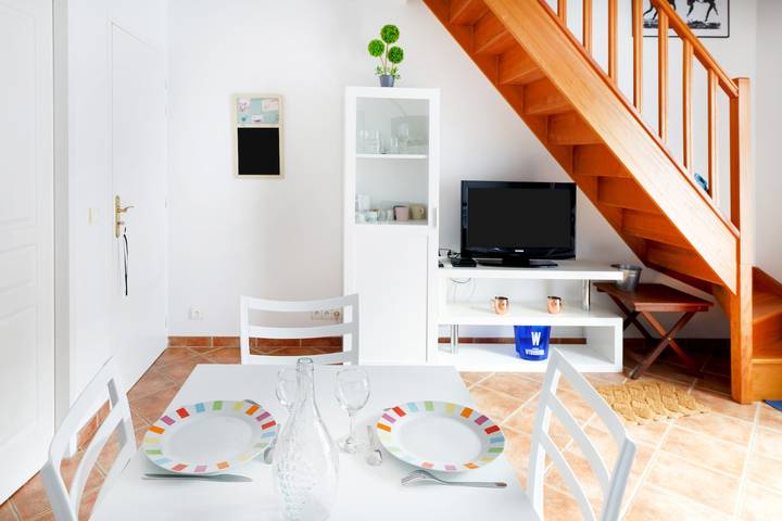 Ganze Wohnung, 2-Sterne-Apartment im Baskenland, 4 km vom Strand, mit Terrasse in Ahetze, Bayonne und Umgebung