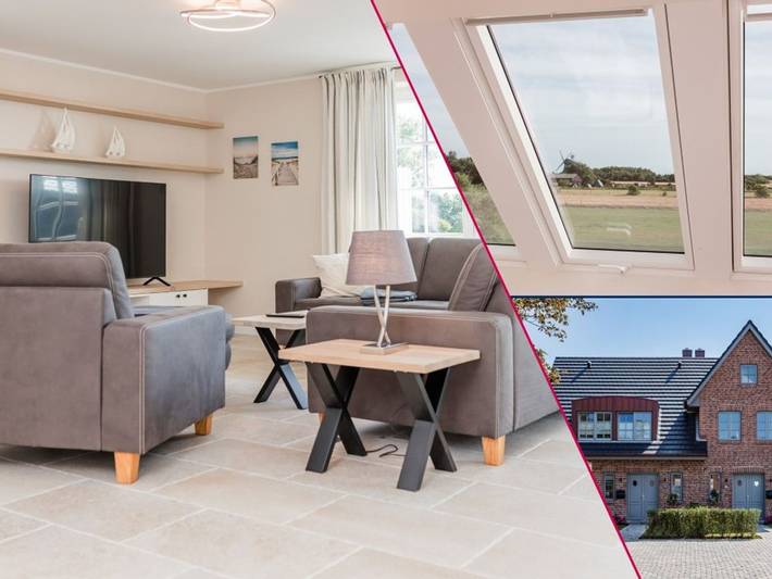 Ferienhaus für 6 Personen, mit Terrasse und Garten in Borgsum - 3