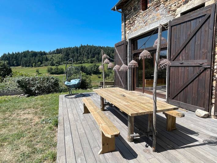 Maison de campagne pour 6 personnes, avec jardin, animaux acceptés