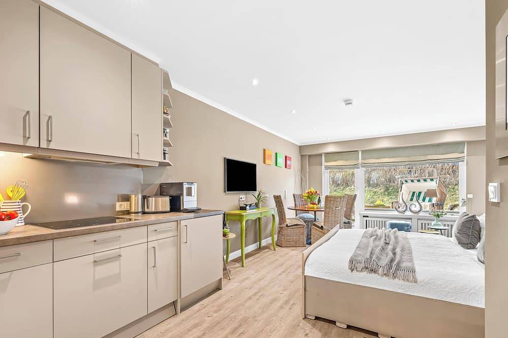 Ganze Wohnung, Charmante Ferienwohnung im Haus Kampbarg in Kampen mit Terrasse und Meerblick in Kampen (Sylt), Sylt