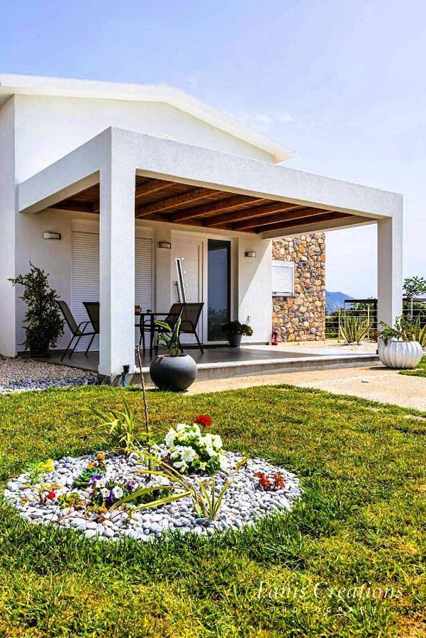 Ferienwohnung für 5 Personen, mit Ausblick und Garten