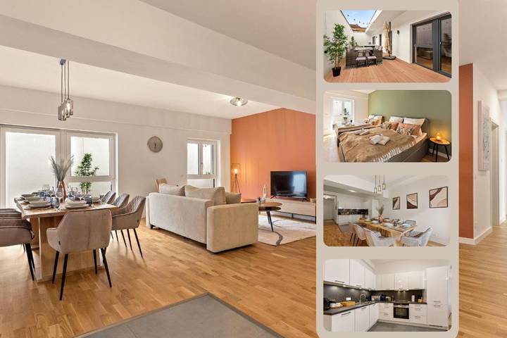 Gîte pour 8 personnes, avec terrasse et jacuzzi à Aschaffenbourg