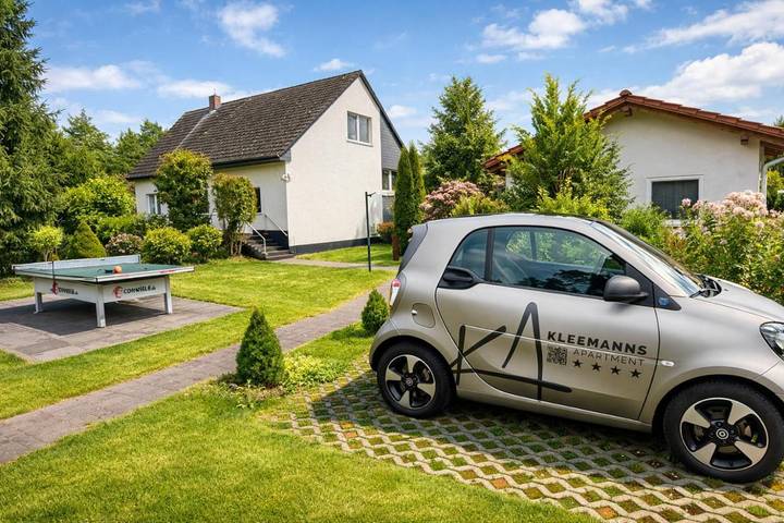 Ferienwohnung für 3 Personen, mit Terrasse und Garten sowie Ausblick