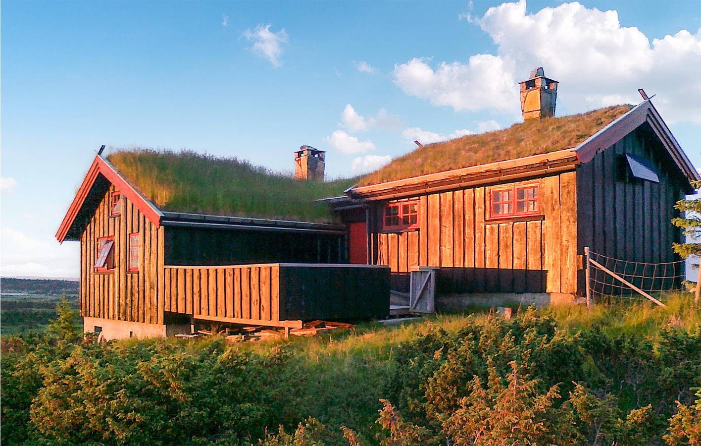 Holiday home for 7 people with garden in Ringsaker