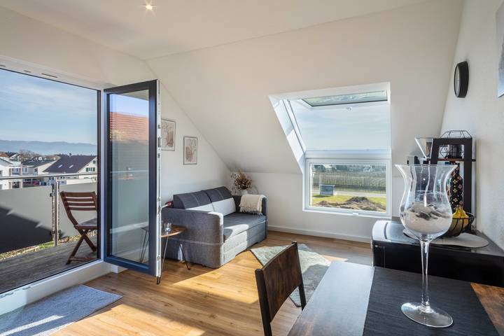 Ferienwohnung für 3 Personen, mit Balkon und Seeblick in Landkreis Lindau