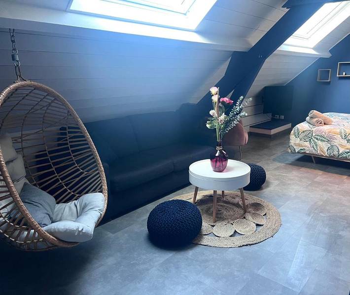 Gîte pour 3 personnes, avec jardin à Duclair