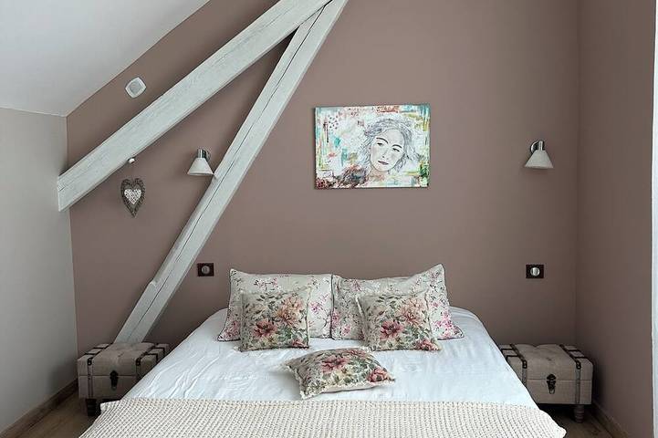 Le68320 Gite Amelie Colmar 10mn Heated Pool May To September Adults Only in Wickenwihr, Wickerschwihr