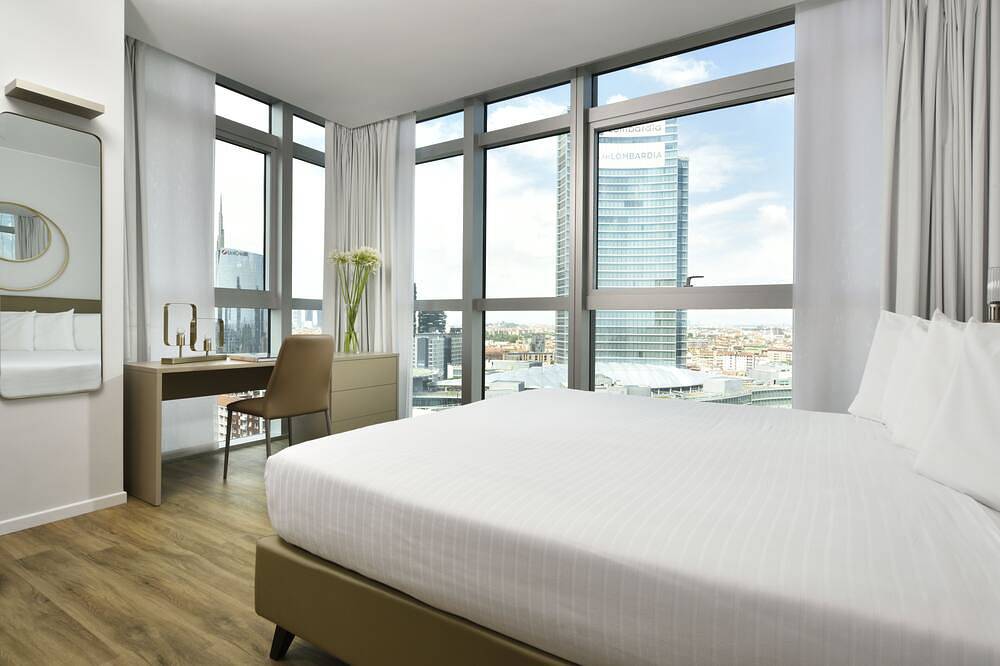 Ganze Wohnung, Superior two-room apartment with city view - Torre Galfa Milan | A Experiences in Mailand, Mailand Provinz