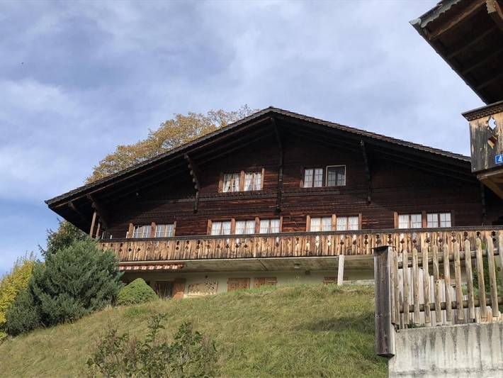 Apartament wakacyjny dla 4 osób, z Balkon i Taras oraz Widok w Oberland Berneński