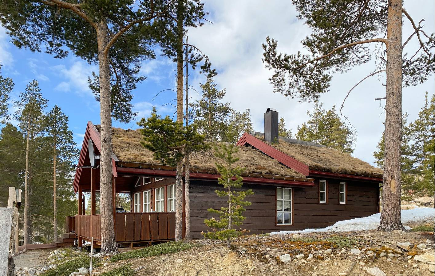 Feriehus for 10 personer med hage in Lesja 