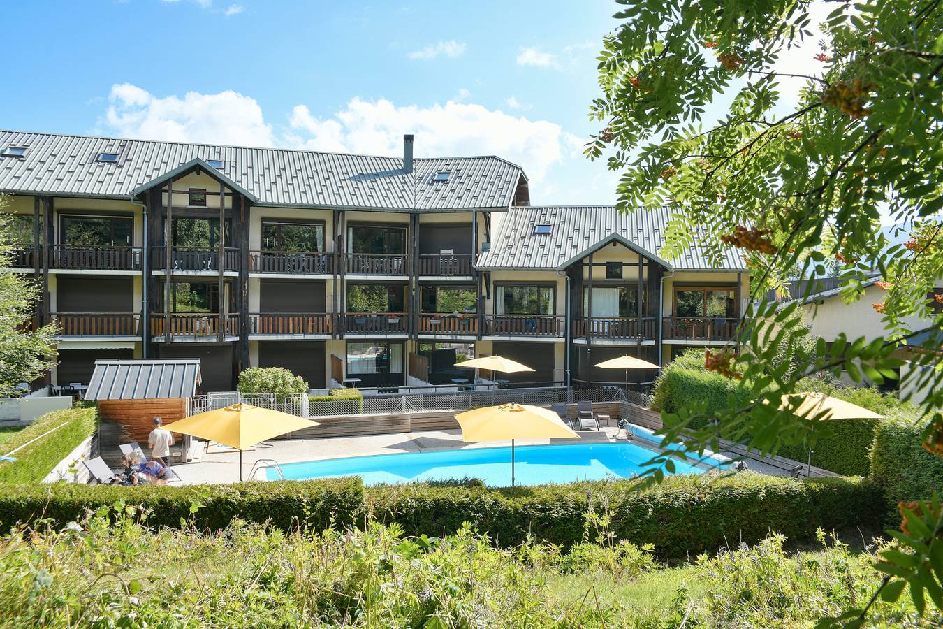 Appartamento intero, Appartamento 'L'ourson' con vista sulle montagne, piscina in comune e Wi-Fi in La Féclaz, Les Déserts