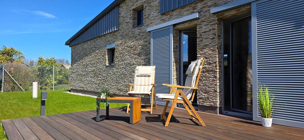 Ferienhaus für 2 Personen, mit Terrasse