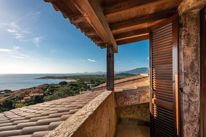 Ferienhaus für 8 Personen, mit Balkon und Garten