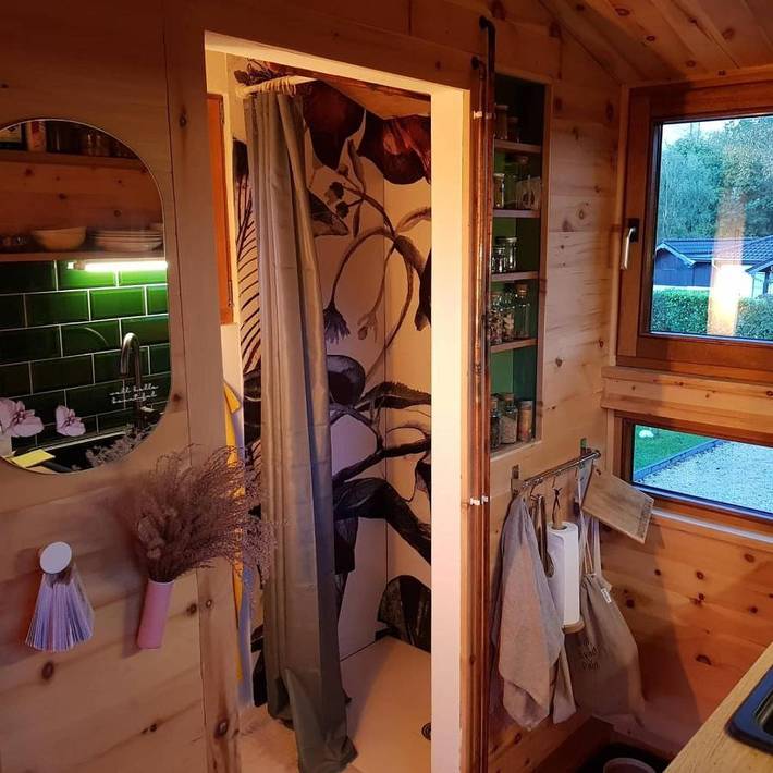 Ferienhaus für 2 Personen, mit Terrasse und Garten sowie Sauna und Seeblick in Gießen - 4