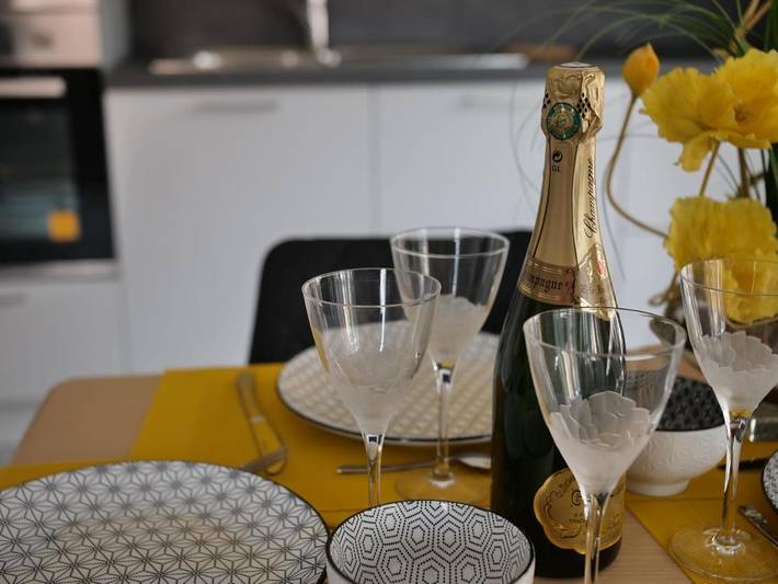 Appartement de vacances pour 4 personnes, avec balcon, animaux acceptés