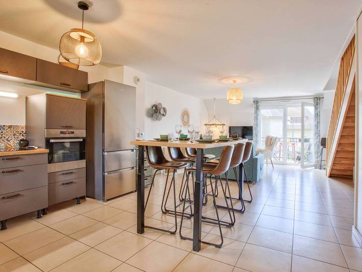 Appartement de vacances pour 7 personnes, avec balcon