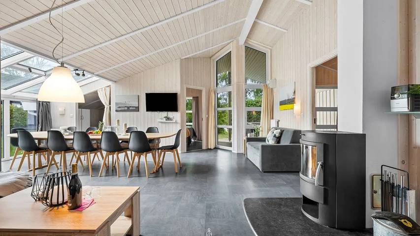 Ferienhaus für 12 Personen, mit Sauna und Terrasse sowie Garten, mit Haustier in Schönhagen