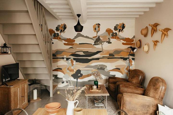 Location de vacances pour 4 personnes, avec Terrasse ainsi que Jardin et Vue à Nonant - 4