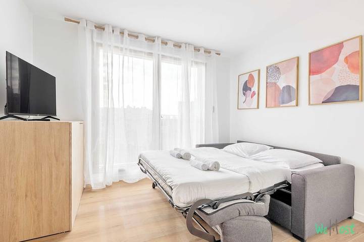 Ganze Wohnung, Helle Wohnung mit Balkon -6P-Nähe Disney/Paris in Champigny-sur-Marne, Val-de-Marne
