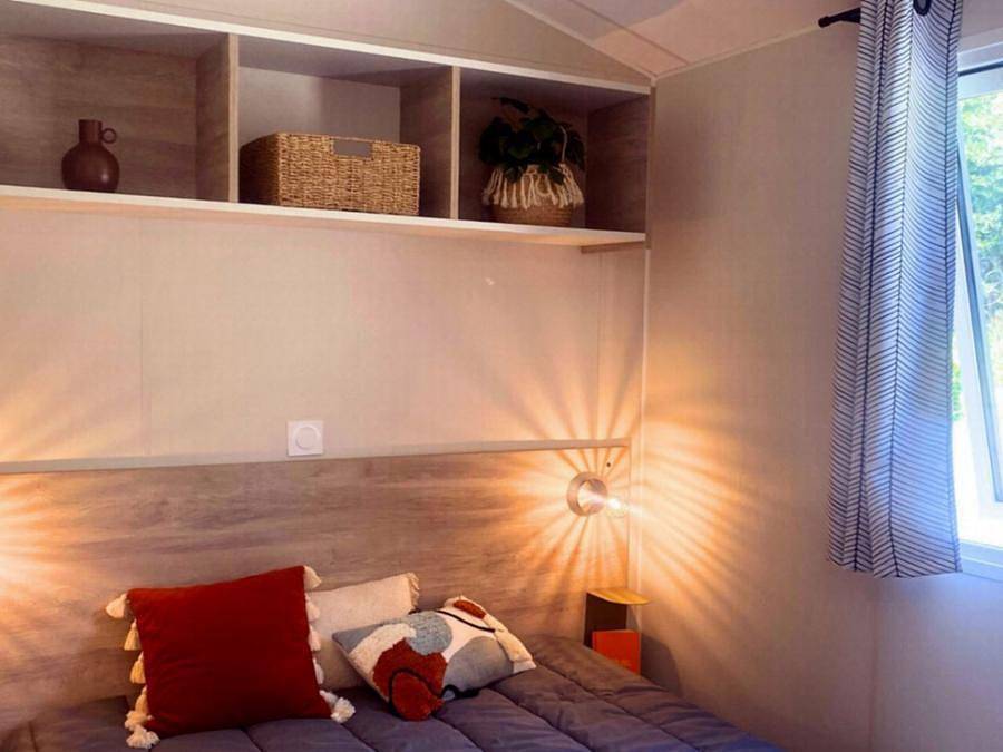 Camping La Riviera - Mobilhome 4 personnes - Mobil-home Cocoon 4 personnes 1 chambre 20m² in Saint-Michel-Chef-Chef, Côte de Jade