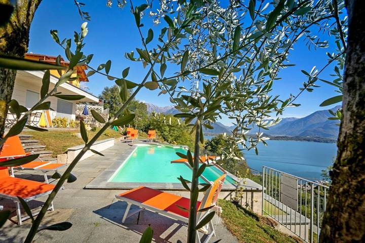 Ferienhaus für 6 Personen, mit Ausblick und Seeblick sowie Pool und Garten am Comer See - 3