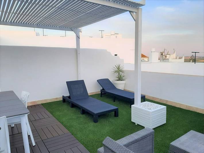 Apartamento entero, Apartamento familiar "La Tahona de Max&Jan" con terraza en la azotea in Conil de la Frontera, Costa de la Luz