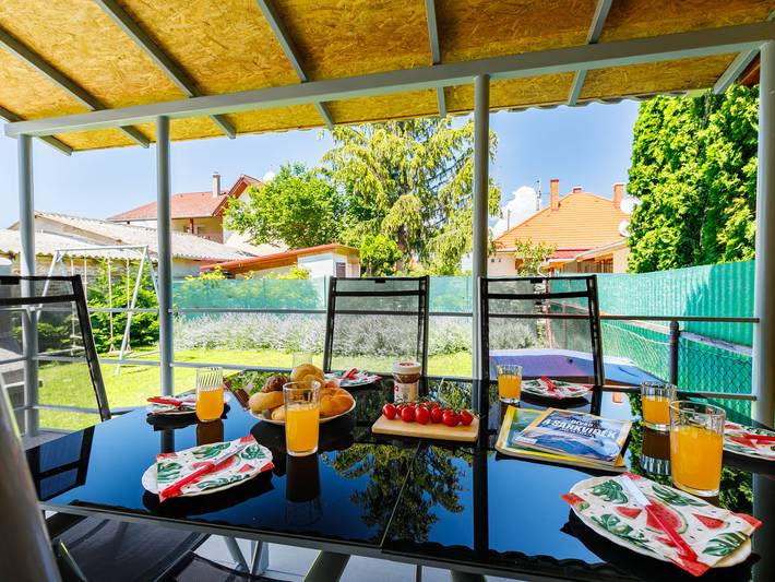 Ferienhaus für 5 Personen, mit Balkon und Terrasse sowie Garten in Balatonboglar - 3