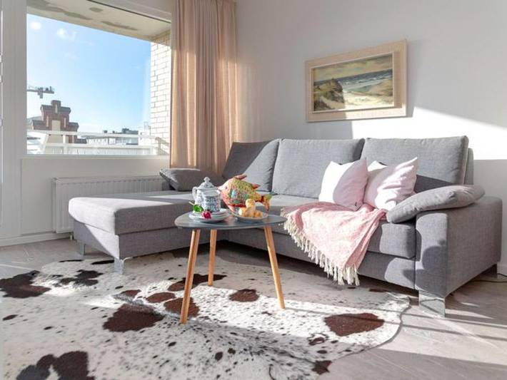 Ganze Ferienwohnung, Seepferdchen 43 - Seepferdchen: 2-Zimmerwohnung mit Balkon, Meerblick & Garagenstellplatz in Westerland, Sylt (Gemeinde)