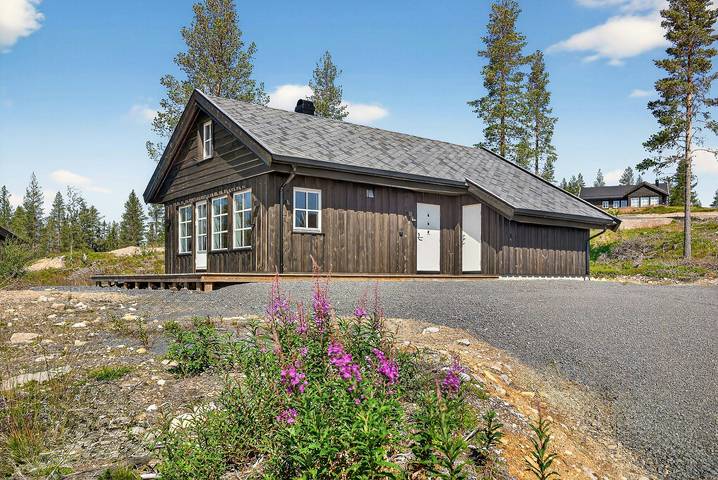 Feriehus for 8 personer, med terrasse, barnevennlig i Hedmark