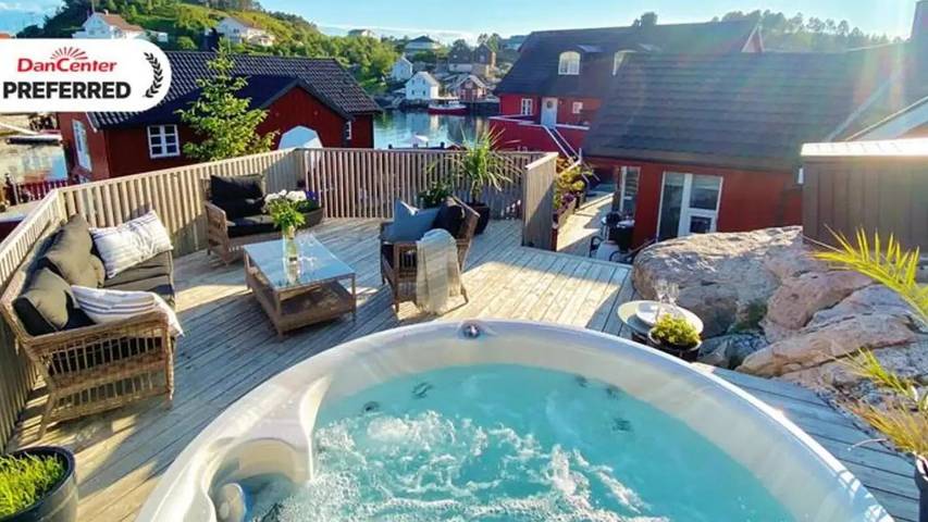Ferienhaus für 7 Personen, mit Whirlpool und Terrasse in Norwegen
