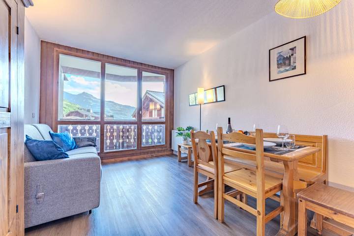 Location de vacances pour 4 personnes, avec balcon/terrasse, adapté aux familles à Val Thorens
