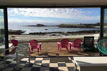 Location de vacances pour 12 personnes, avec jardin, animaux acceptés dans Portsall