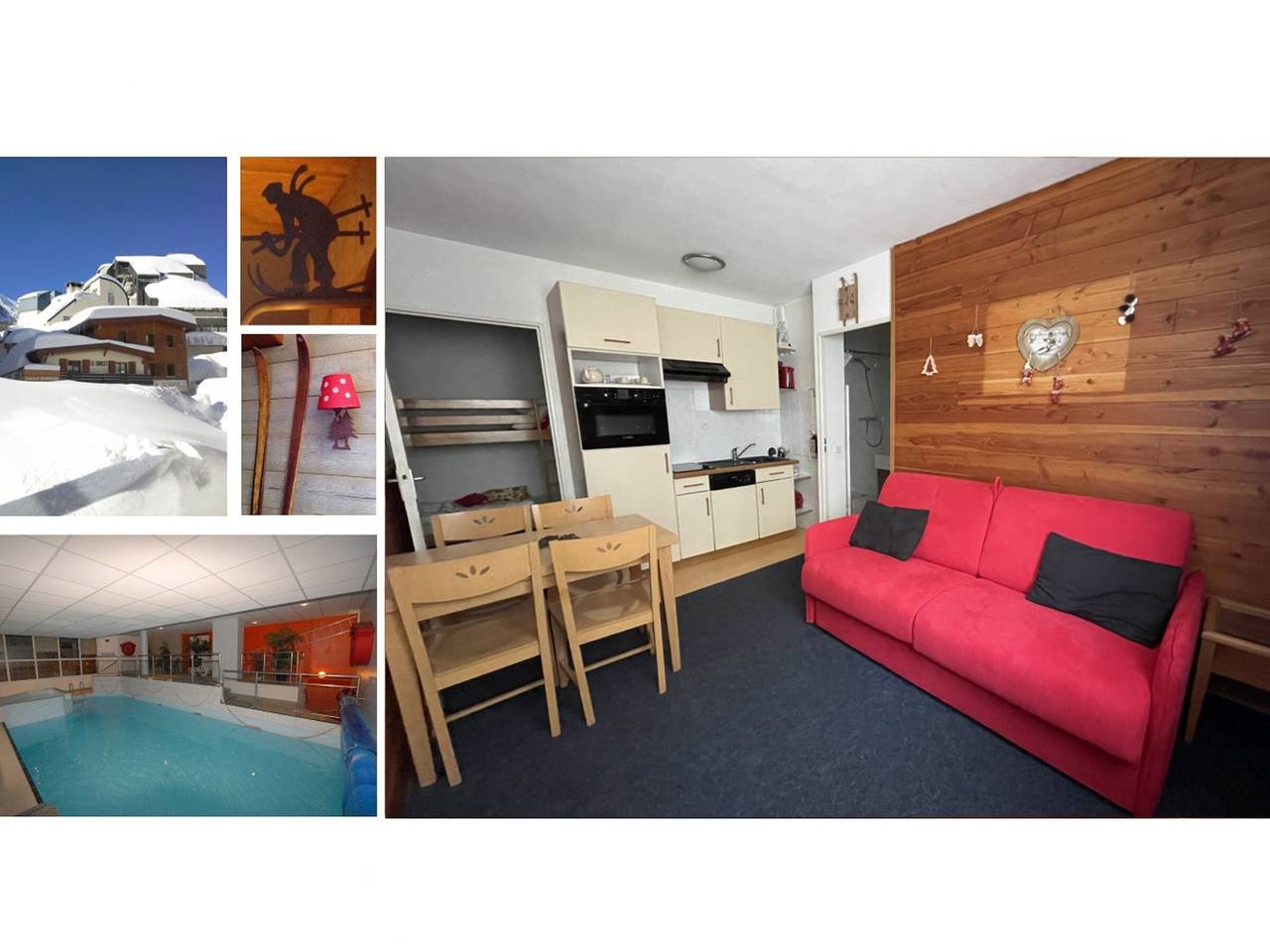 Entire studio, Studio in Gourette with Wifi, Pets Allowed, 4 Pers in Gourette, Eaux-Bonnes