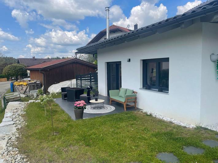 Ferienhaus für 4 Personen, mit Balkon und Terrasse sowie Whirlpool und Garten in Innviertel