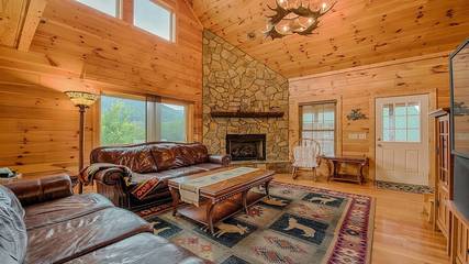 Log Cabin for 10 Guests in Blue Ridge Parkway, Maggie Valley, Picture 4