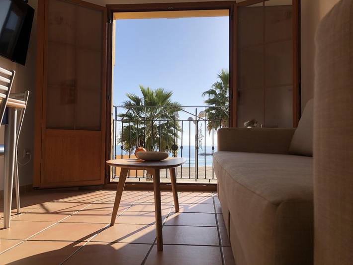 Ganze Wohnung, Ferienwohnung für 4 Personen mit Meerblick in La Vila Joiosa, Costa Blanca