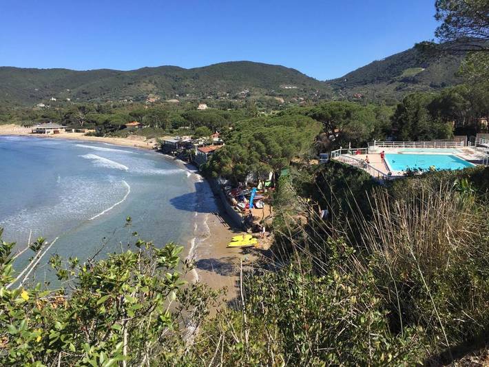 Bungalow für 5 Personen, mit Pool und Kinderpool sowie Garten und Ausblick auf Elba - 4