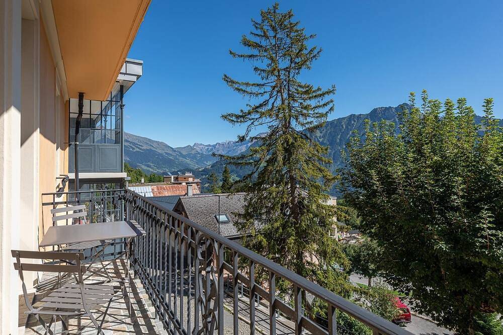 Appartement entier, Joli studio 20 m2 tout équipé, balcon avec belle vue sur les montagnes in Leysin, Alpes Vaudoises