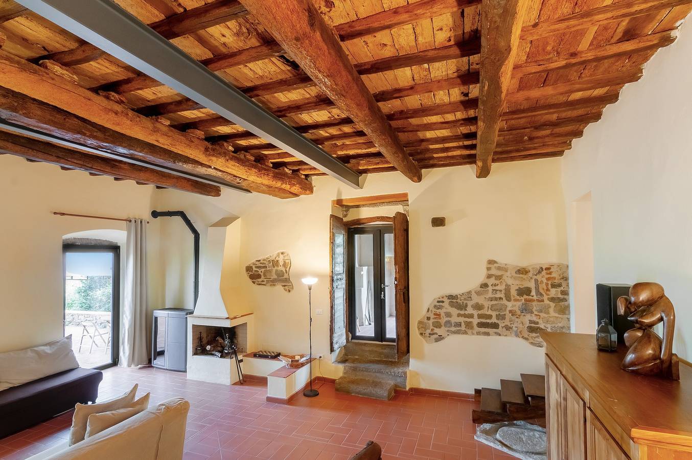 Ferienhaus 'Felciolina' mit Bergblick, privater Terrasse und Wlan in Rignano sull'Arno, Valdarno