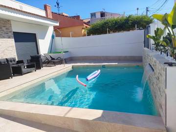 Casa rural para 6 personas, con piscina y jardín, Se admiten mascotas en San Pedro del Pinatar
