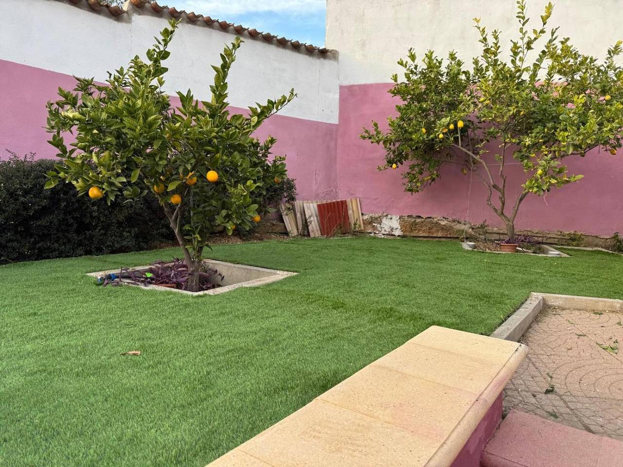 Holiday home for 4 people with garden in Solarussa, Sardinia