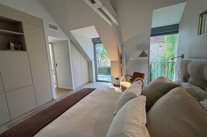 Apartamento entero, Exceptional country apartment with pool, jacuzzi and sauna in La Chapelle-Longueville, Región de Évreux