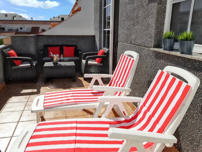 Apartment for 4 people, with terrace in Acantilados de los Gigantes