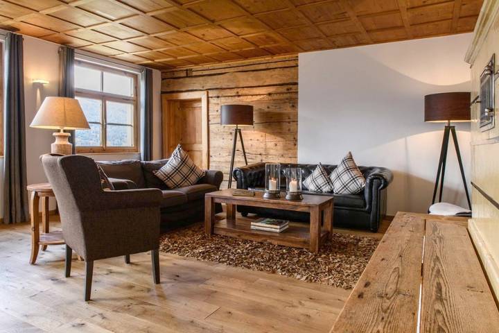 Ferienhaus für 10 Personen, mit Garten und Ausblick sowie Sauna