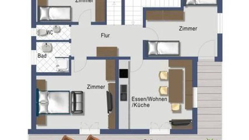 Ferienwohnung für 19 Personen, mit Sauna und Balkon in Schruns-Tschagguns - 4