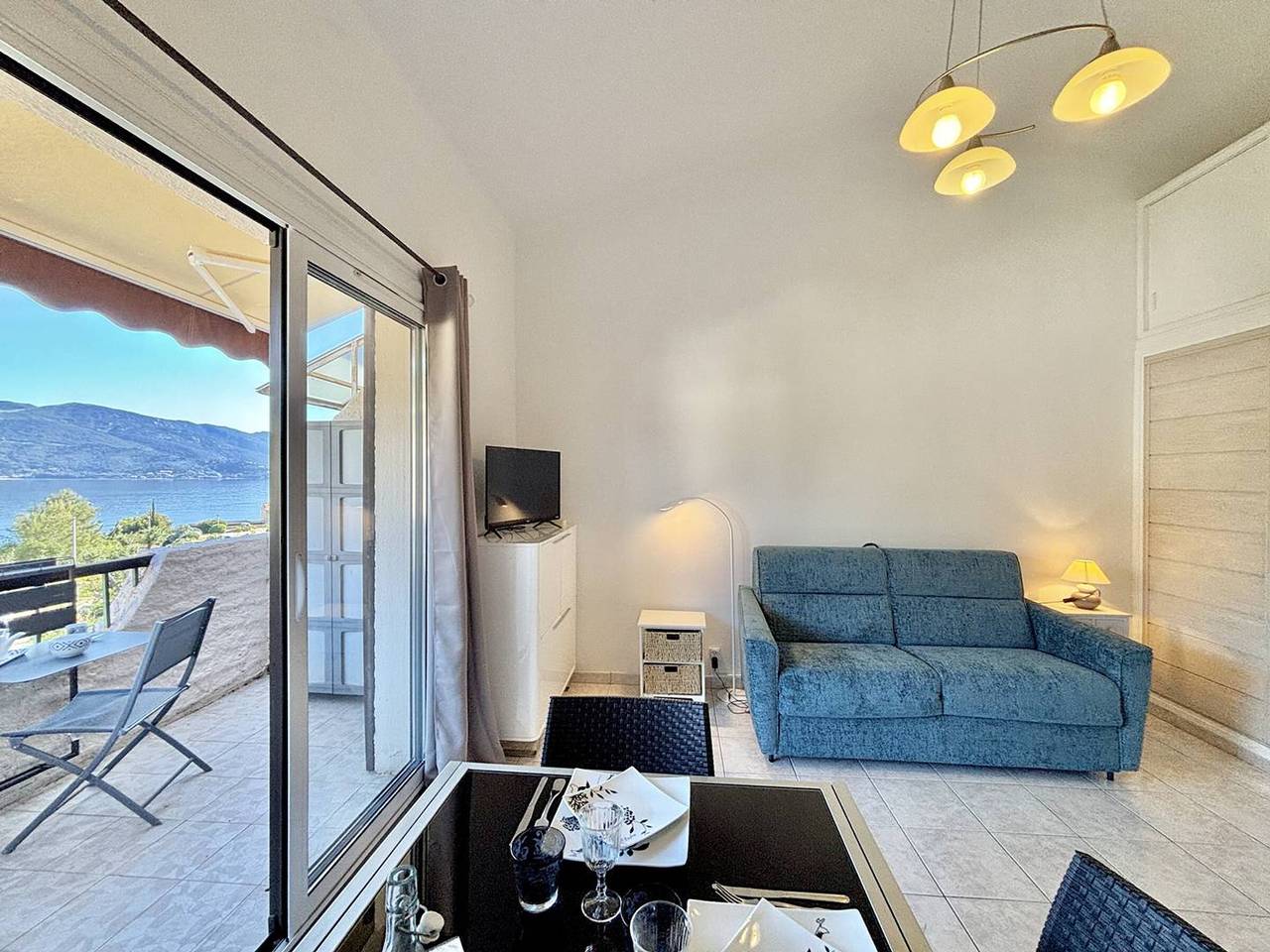 Appartamento intero, Studio with Ac, sea view - 2 guests in Casaglione, Ajaccio e dintorni