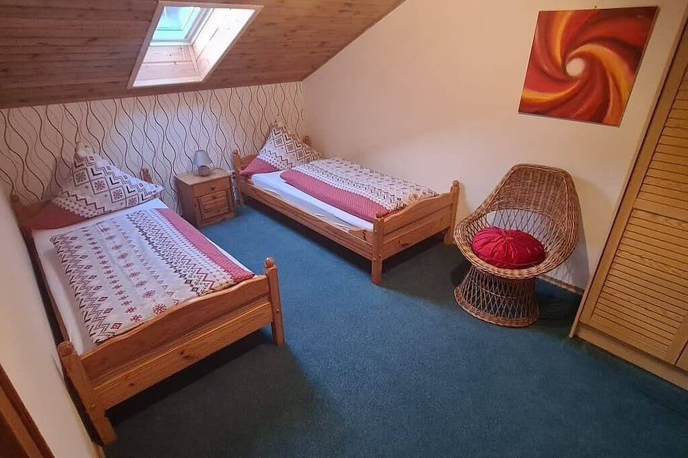 Ganze Wohnung, Große 100m2-Ferienwohnung im Dachgeschoss für 6 Personen in Grainet, Šumava Mountains