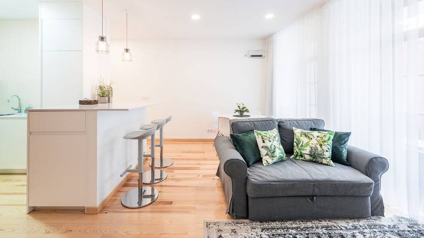 Apartamento entero, Apartamento de vacaciones para 2 personas con balcón in Vitória (Porto), Cedofeita, Santo Ildefonso, Sé, Miragaia, São Nicolau e Vitória