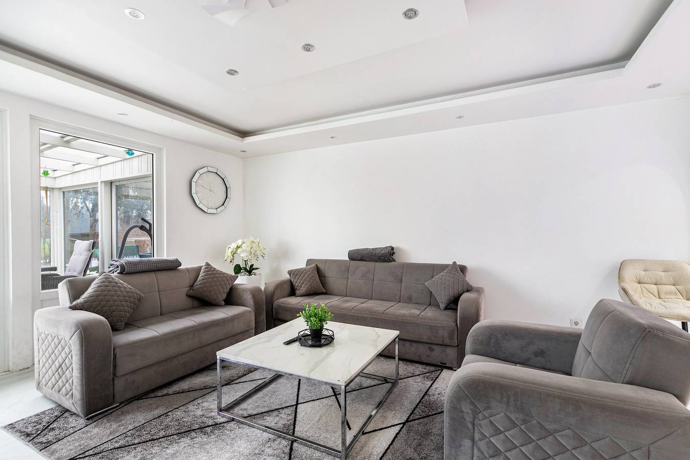 Ferienhaus 'Alame' mit gemeinsamer Terrasse, privatem Garten und Wlan in Leck, Grünes Binnenland